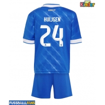 Real Madrid Dean Huijsen #24 3rd trikot Kinder 2025-26 Kurzarm (+ Kurze Hosen)